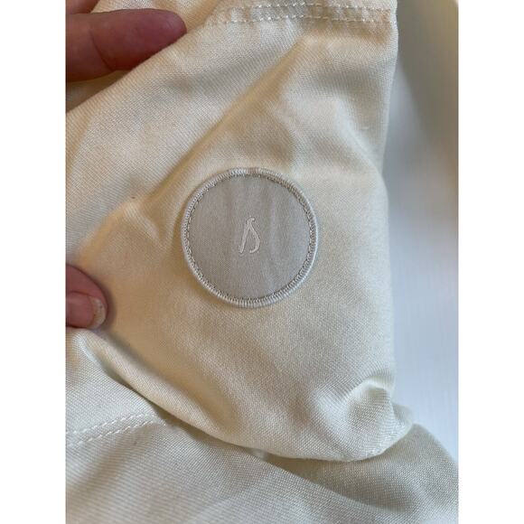 Allbirds Cream Puffer Jacket Merino Wool Blend Large - Picture 5 of 7